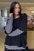 Conrad Layer Knit Black